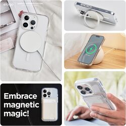 Elago Magnetic Hybrid for iPhone 15 Pro Max Compatible with MagSafe Case Cover - Medium Gray