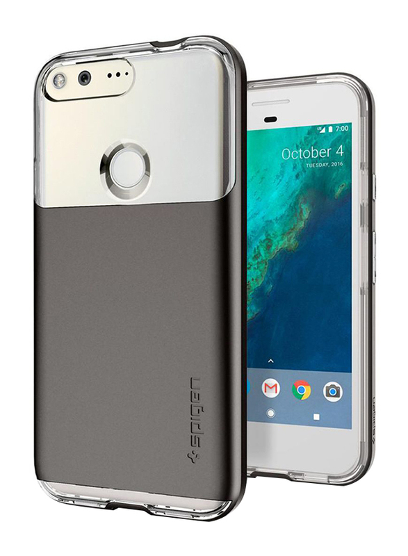 Spigen Google Pixel XL Neo Hybrid Crystal Mobile Phone Case Cover, Gunmetal