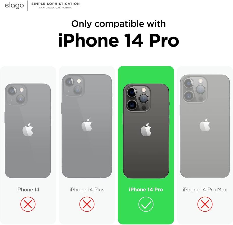 Elago Hybrid for iPhone 14 Pro case cover - Black