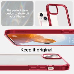 Spigen Ultra Hybrid for iPhone 14 Plus Case Cover - Red Crystal