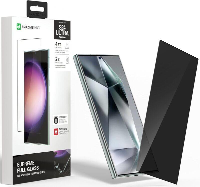 

Amazing Thing Samsung Galaxy S24 ULTRA Screen Protector Privacy Tempered Glass Full Cover