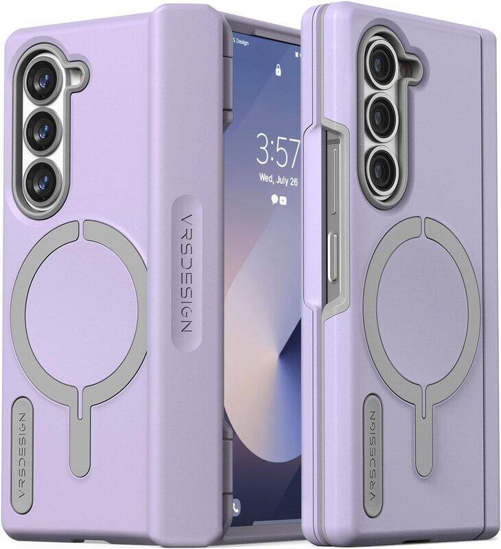 

VRS Design Terra Guard Halo (MagSafe compatible) for Samsung Galaxy Z Fold 6 case cover - Purple