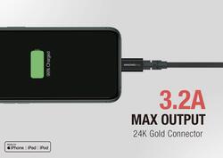 Amazing Thing 1.1-Meter Powermax Plus Lightning Cable, 3.2A USB A to Lightning Cable, MFi Certified, Fast Charge Robust 55kg Resistance 50000 Bend test 19AWG for Apple iPhone/iPad/iPod, Black