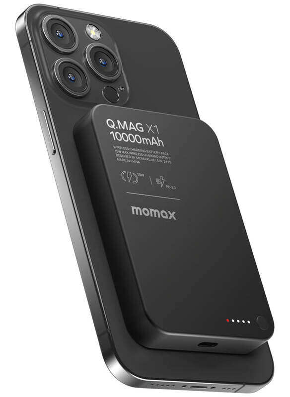 

Momax Q.Mag X1 (10000mAh) Magnetic Wireless Battery Pack (Generation 2) - Black