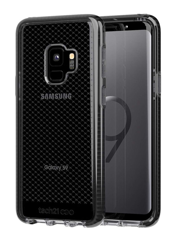 Tech21 Samsung Galaxy S9 Evo Check Mobile Phone Case Cover, Smokey Black