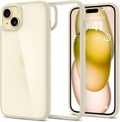 Spigen Ultra Hybrid for iPhone 15 Plus case cover - Mute Beige