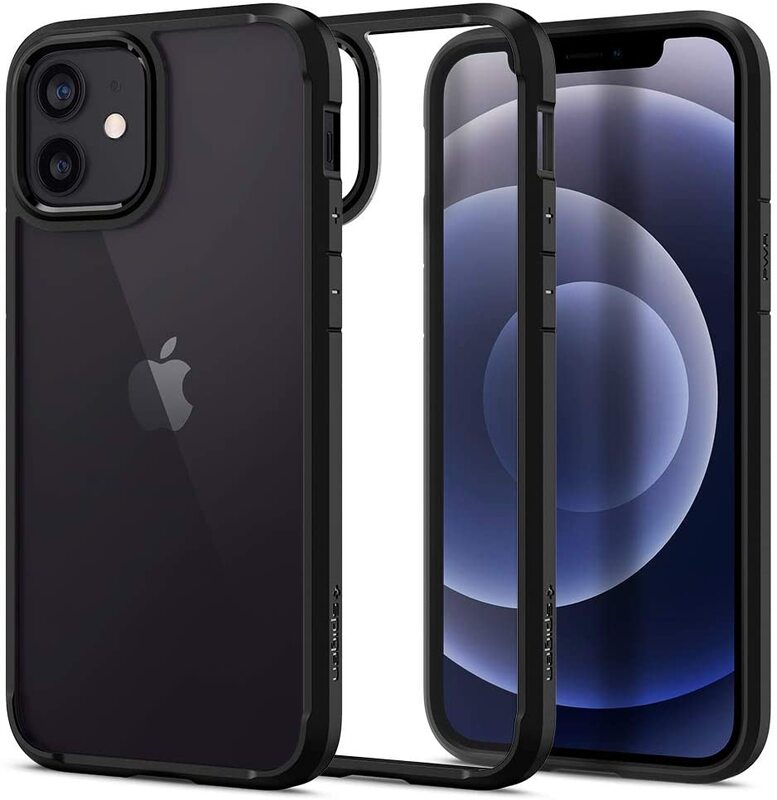 Spigen Apple iPhone 12 / iPhone 12 PRO (6.1 inch) Case Cover Ultra Hybrid, Black