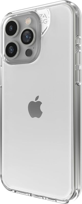 Zagg Crystal Palace for iPhone 15 Pro Case Cover with Graphene Tech 13 Feet Drop Protection - Clear
