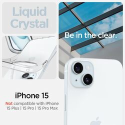 Spigen Liquid Crystal for iPhone 15 case cover - Crystal Clear