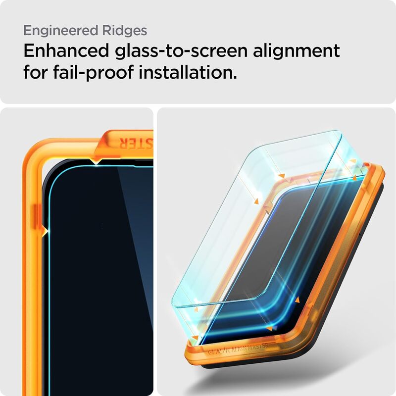 Spigen GLAStR Align Master for Nothing Phone (2a) Screen Protector Premium Tempered Glass Case Friendly - (2 PACK)