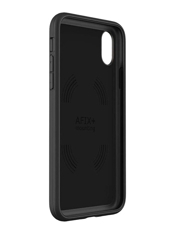 Evutec Apple iPhone XS AER Series Mobile Case Cover, with AFIX Plus Air Vent Magnetic Car Mount, Burmese Rosewood