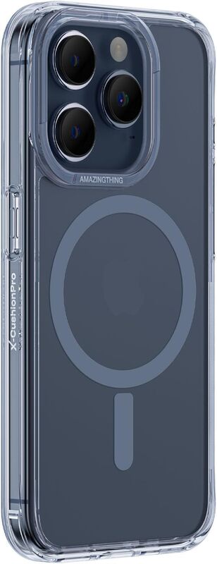 Amazing Thing Minimal MAG Drop Proof for iPhone 15 PRO Case Cover with Magsafe - Blue