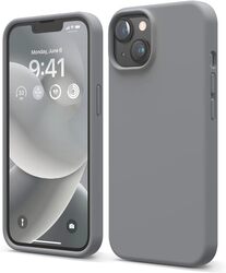 Elago Silicone for iPhone 14 Case Cover - Dark Grey