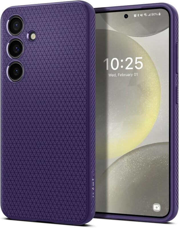 Spigen Samsung Galaxy S24 case cover Liquid Air - Deep Purple