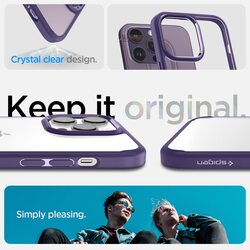 Spigen Ultra Hybrid for iPhone 14 Pro Case Cover - Deep Purple