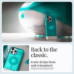 Spigen iPhone 15 Pro case cover Classic C1 MagFit MagSafe compatible - Bondi Blue