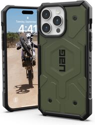 Urban Armor Gear UAG Pathfinder for iPhone 15 Pro case cover [18 Feet Drop Tested] MagSafe compatible - Olive Drab