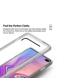 VRS Case for Samsung Galaxy S10 Plus Crystal Chrome Mobile Phone Case Cover, Clear