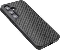 MONOCARBON Samsung Galaxy S24 PLUS case cover Real Carbon Fiber MagSafe Compatible (Military Grade) - Matte Black