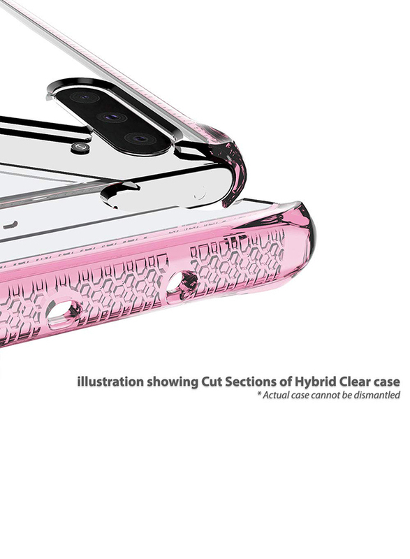 اي تي سكينز غطاء حماية سامسونغ جالاكسي Note 10, زهري و شفاف