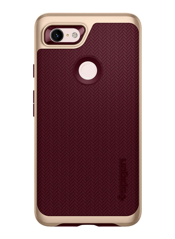 

Spigen Google Pixel 3 Neo Hybrid Mobile Phone Case Cover, Burgundy with Gold