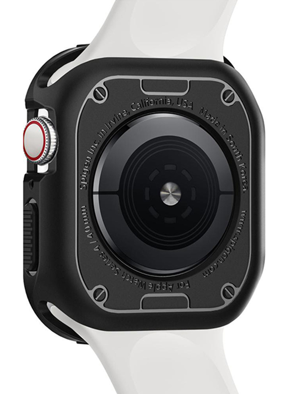 Spigen Rugged Armor Watch Case Cover for Apple Watch 44mm Series 4, Black