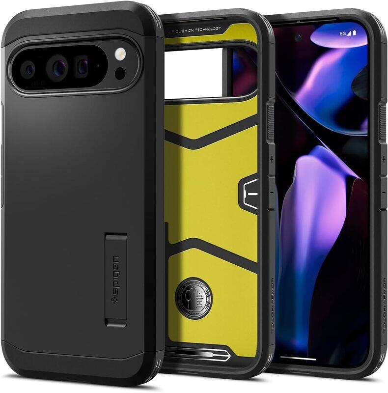 

Spigen Google Pixel 9 Pro XL Tough Armor case cover with Extreme Impact Foam - Black