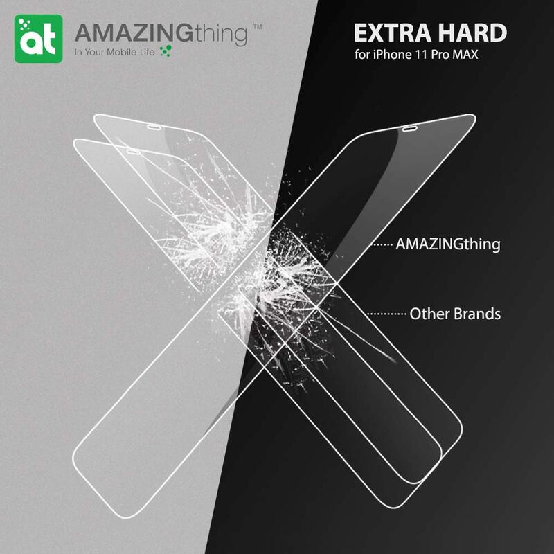 Amazing Apple Thing iPhone 11 Pro Max/XS Max Supreme Extra Hard HD Clear Glass Tempered Glass Screen Protector, Crystal