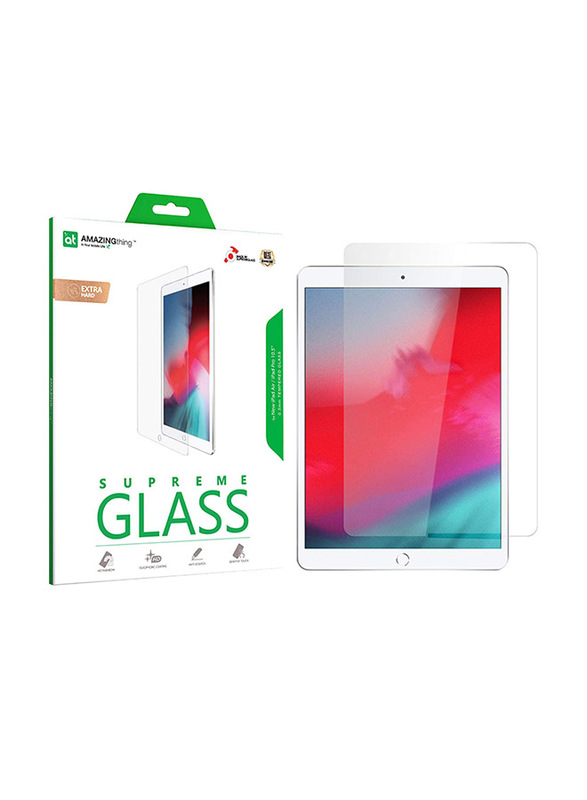 Amazing Thing Apple iPad 10.2 inch (2019) Supreme Glass Extra Hard Tempered Screen Protector, Clear