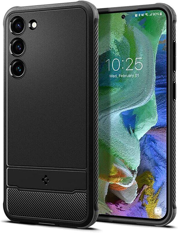 

Spigen Rugged Armor for Samsung Galaxy S23 Plus Case Cover - Matte Black