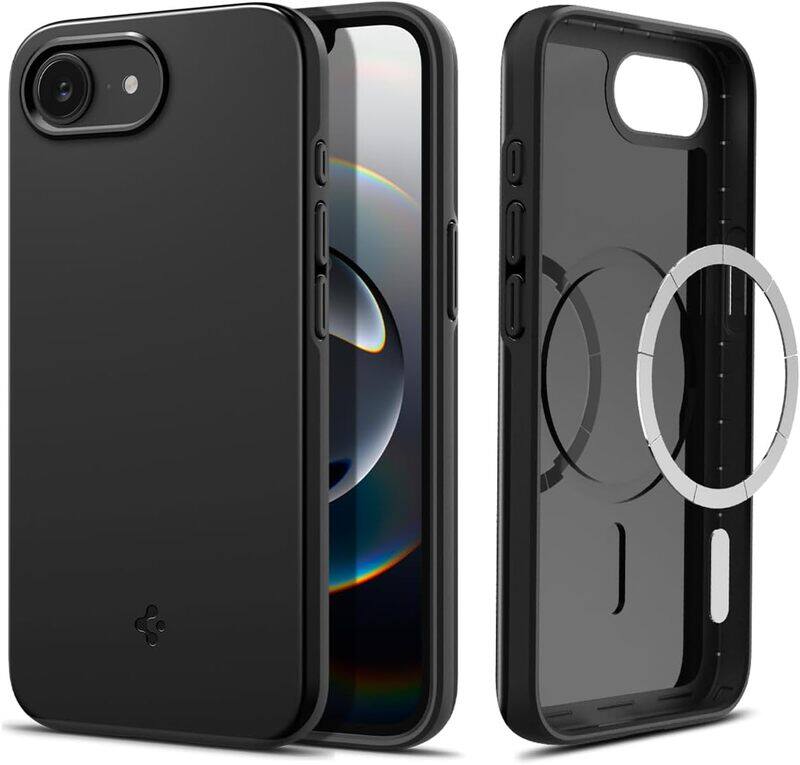 

Spigen Thin Fit MagFit for iPhone 16e case cover MagSafe compatible - Black