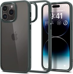 Spigen Ultra Hybrid for iPhone 14 Pro Case Cover - Abyss Green