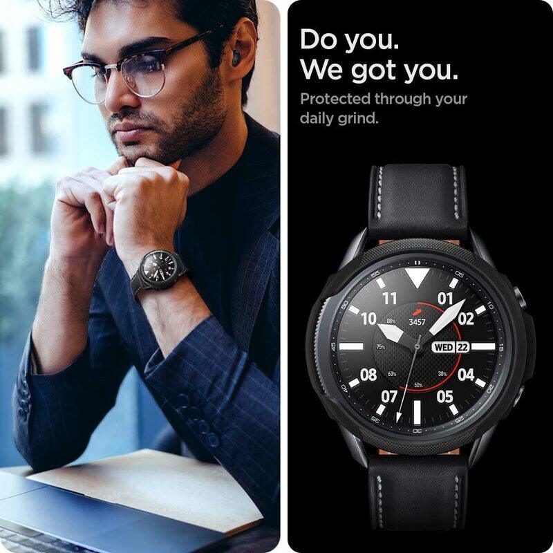 Spigen Samsung Galaxy Watch 3 (45mm) TPU case cover Liquid Air, Matte Black