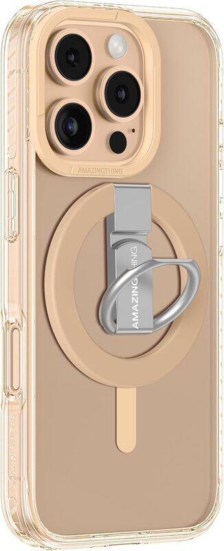 Amazing Thing iPhone 16 Pro MAX Titan Pro MAG Grip Ring Set (MagSafe) case cover - Rose Gold