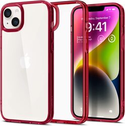 Spigen Ultra Hybrid for iPhone 14 Plus Case Cover - Red Crystal