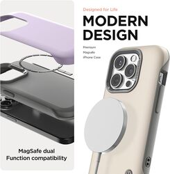 VRS Design Terra Guard Modern for iPhone 15 Pro Case Cover (MagSafe compatible) - Purple