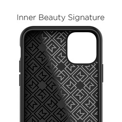 Spigen Apple iPhone 11 Pro PU Case Cover La Manon Classy, Black