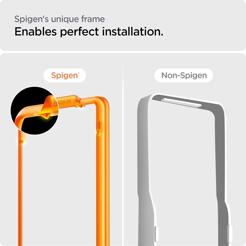 Spigen GLAStR Align Master for Nothing Phone (2a) Screen Protector Premium Tempered Glass Case Friendly - (2 PACK)