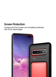 VRS Design Samsung Galaxy S10 Plus Damda High Pro Shield Mobile Phone Back Case Cover, Deep Red