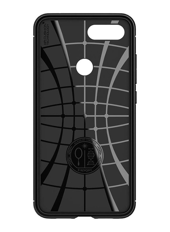 Spigen Xiaomi Mi 8 Lite Rugged Armor Mobile Phone Case Cover, Black