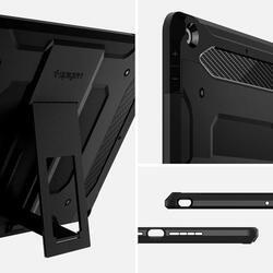 Spigen Apple iPad Tough Armor Tablet Case Cover, with Kickstand, Black