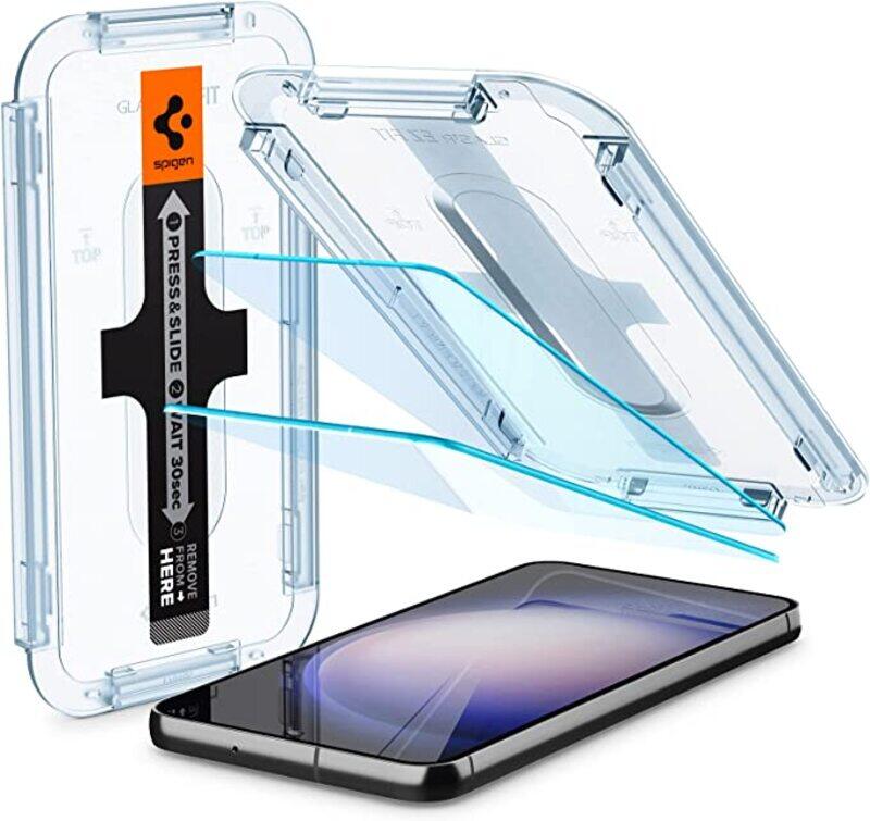 

Spigen Glastr Ez-Fit for Samsung Galaxy S23 Plus Premium Tempered Glass Screen Protector (Case Friendly) - 2 Pack