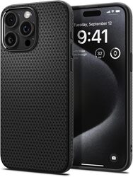 Spigen iPhone 15 Pro case cover Liquid Air - Matte Black