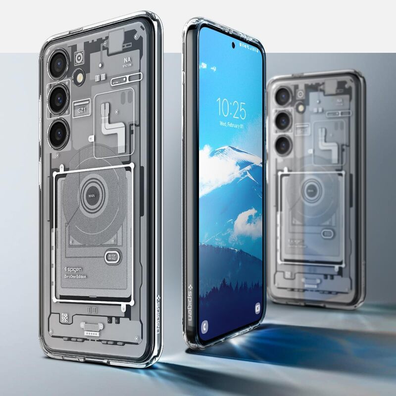 Spigen Samsung Galaxy S24 case cover Ultra Hybrid - Zero One White