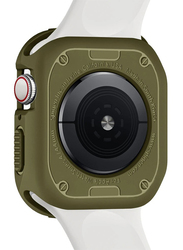 Spigen Rugged Armor Watch Case Cover for Apple Watch 44mm Series 4, Olive Green