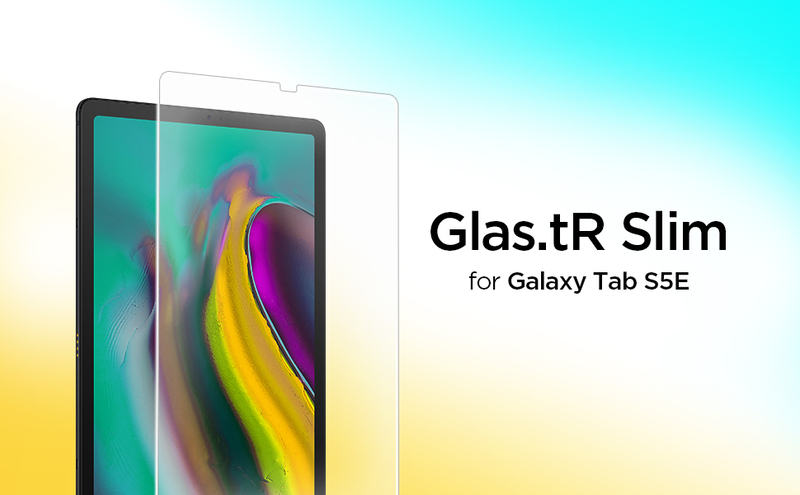 Spigen Samsung Galaxy Tab S5e Glas.tR Slim Tempered Glass Screen Protector, Clear