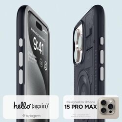 Spigen iPhone 15 Pro Max case cover Classic C1 MagFit MagSafe compatible - Graphite