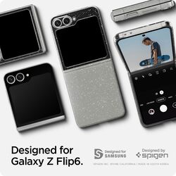 Spigen Air Skin Glitter for Samsung Galaxy Z Flip 6 case cover (2024) - Crystal Quartz