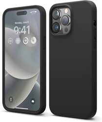 Elago Silicone for iPhone 14 Pro Max Case Cover - Black