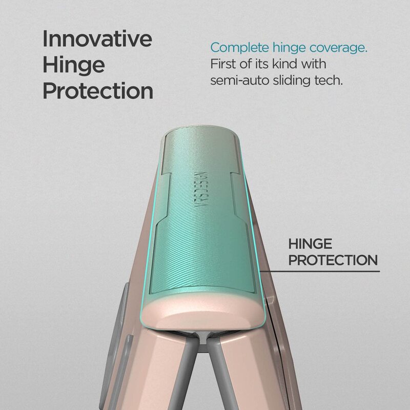 VRS Design Terra Guard Modern (Hinge Protection) Samsung Galaxy Z Fold 3 5G Case Cover - Pink Sand